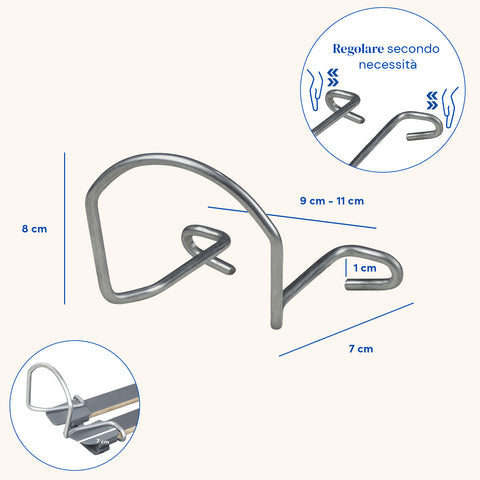 Set de 4 Arquillos Laterales Sujeta Colchón para Cama Articulada