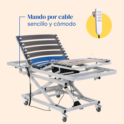 Łóżko szpitalne regulowane wysokość