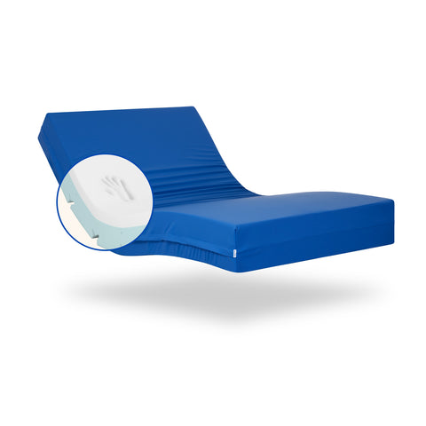 Wodoodporny materac jest lepkosprężysty